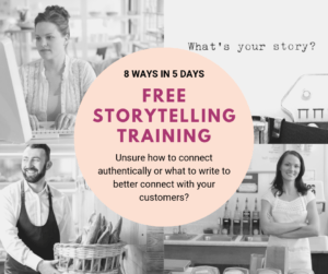 Storytelling for business free training - 8 Ways in 5 Days