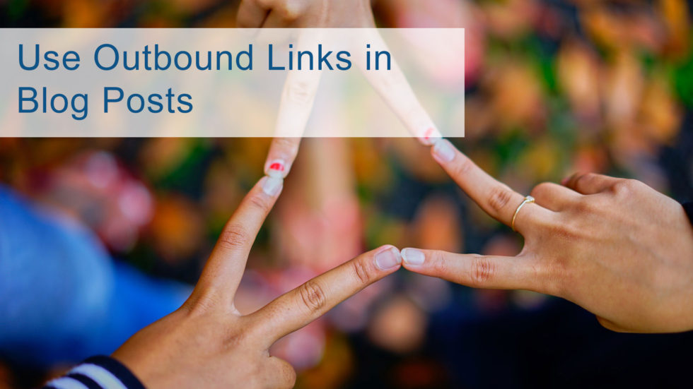 outbound links in blog