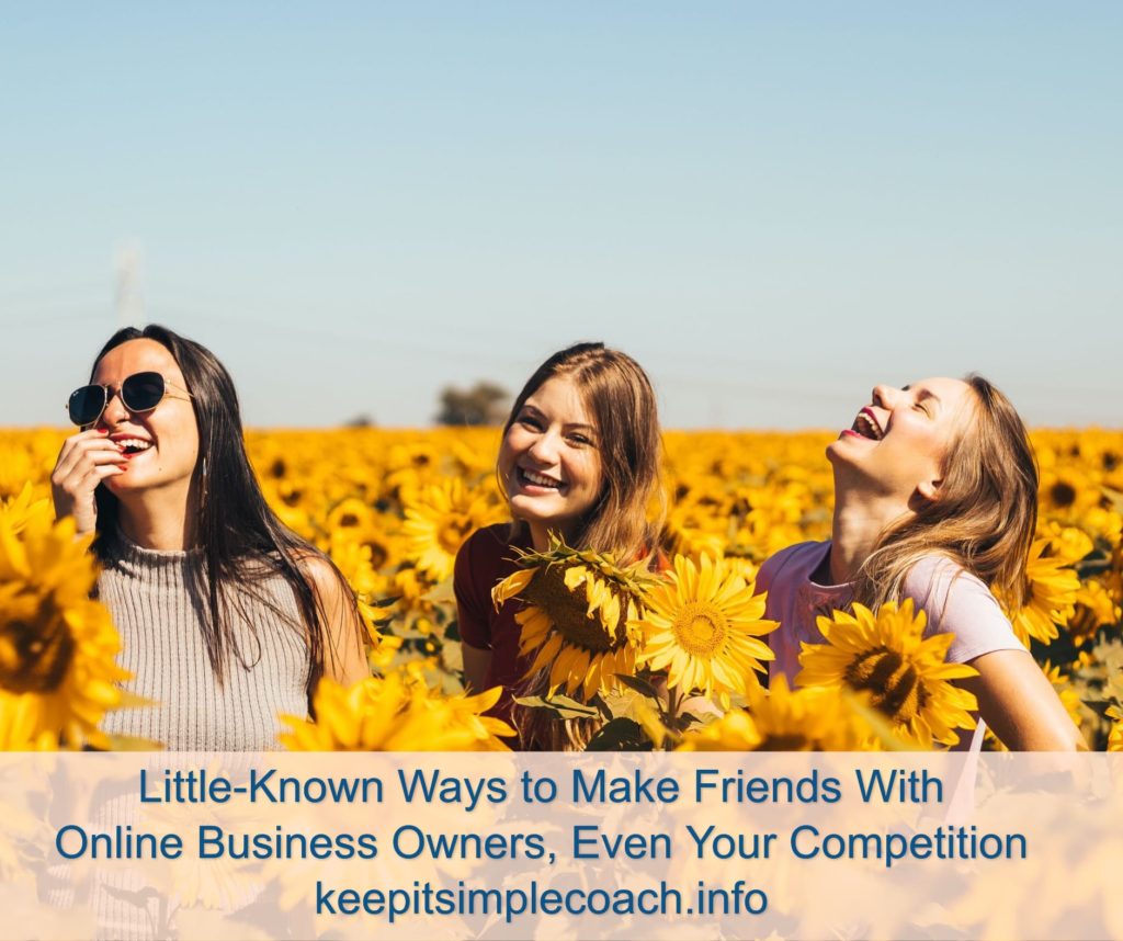 3 girls. laughing in sunflower field