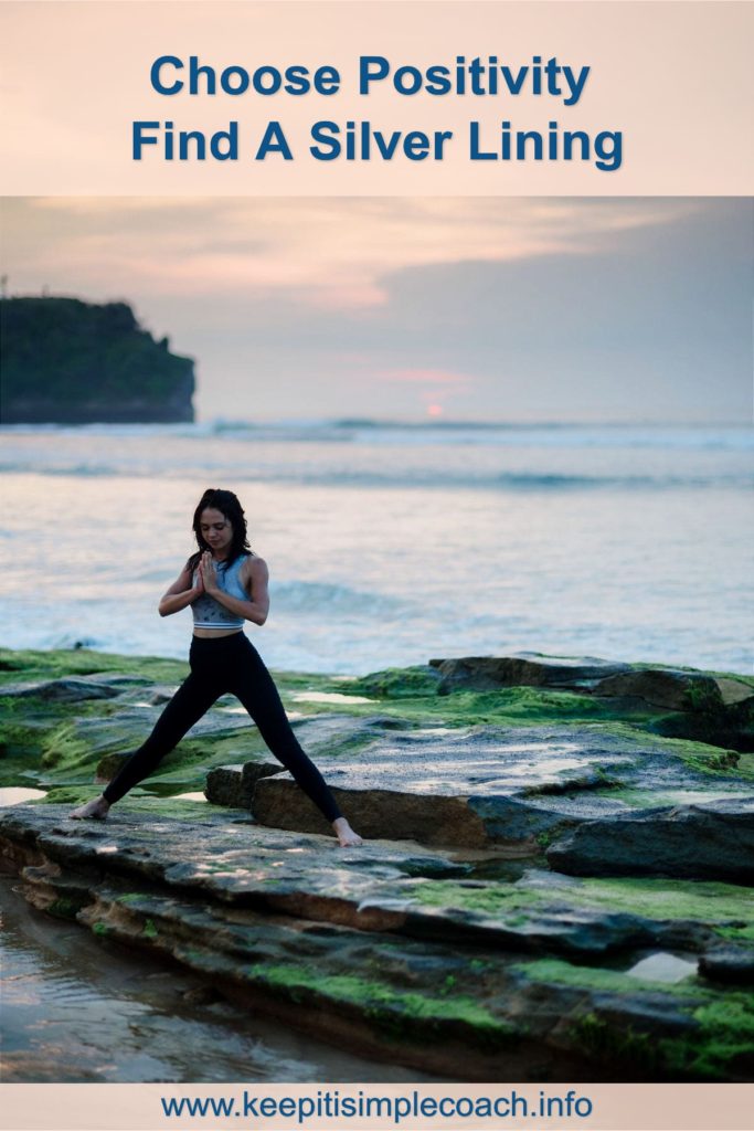 Woman meditation by water