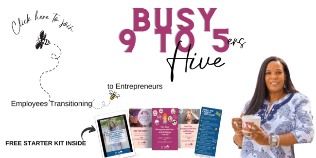 Busy 9 to 5 Hive Facebook Invitation