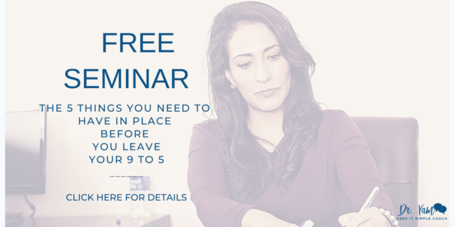 Free Seminar Before You Leave Your 9 to 5 Webinar Marketing