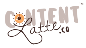 Content Latte Co Taupe Logo