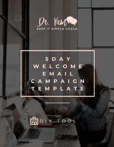 DIY TOOL 5 Day Welcome Email Campaign Freebie